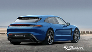 Here's What a Porsche Taycan Sport Turismo Could Look Like